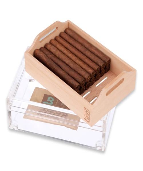 1 boveda kleine acryl humidor