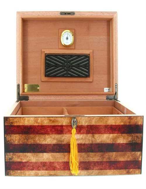 humidor de charutos de secretária old glory review7